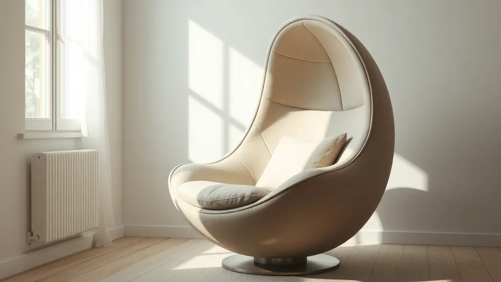 Dream symbol: egg chair: symbolism: Indicator of Psychological Boundaries and Privacy