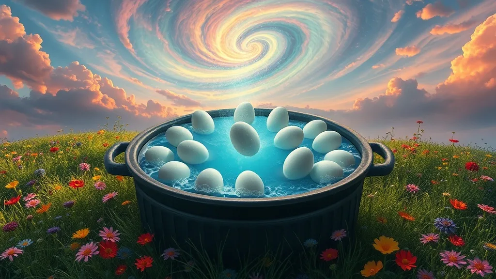 Dream symbol: boiling eggs: scenarios: Dream of Finding Boiling Eggs