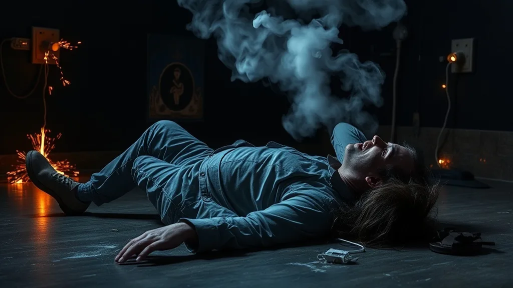 Dream symbol: electrocute: scenarios: Dream of Fire From Electrocution