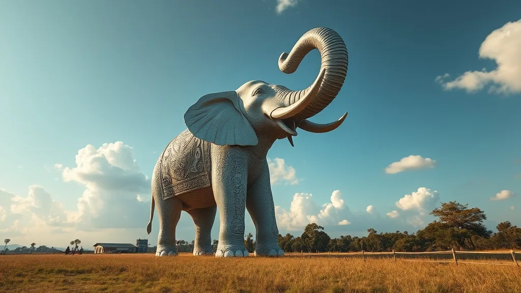 Dream symbol: elephant statue: scenarios: Dream about a Moving Elephant Statue
