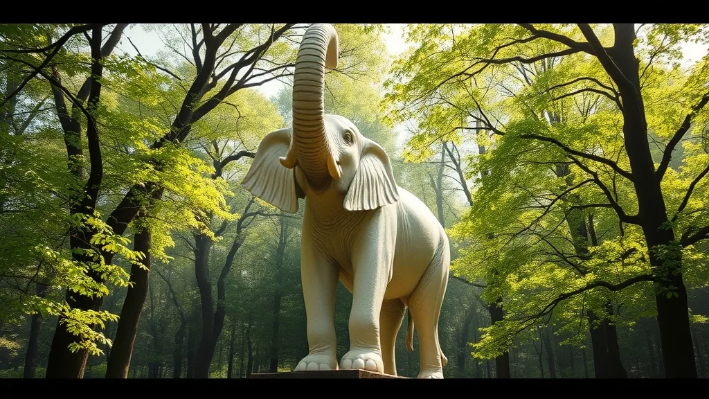 Dream symbol: elephant statue: symbolism: Spiritual Growth and Transformation