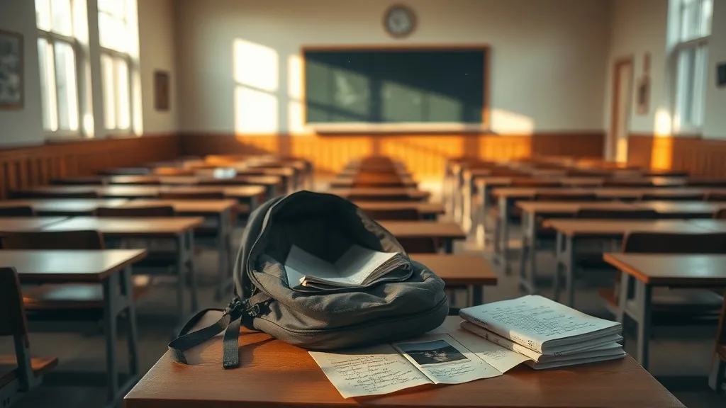 Dream symbol: empty classroom: scenarios: Dream about Finding Forgotten Items in an Empty Classroom