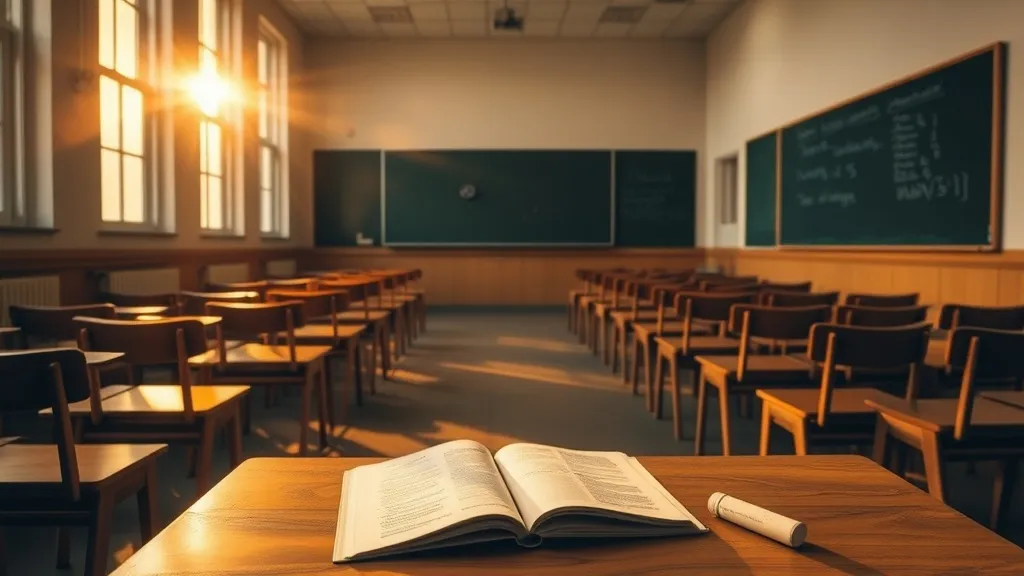 Dream symbol: empty classroom: symbolism: Feelings of Missed Opportunities in Life
