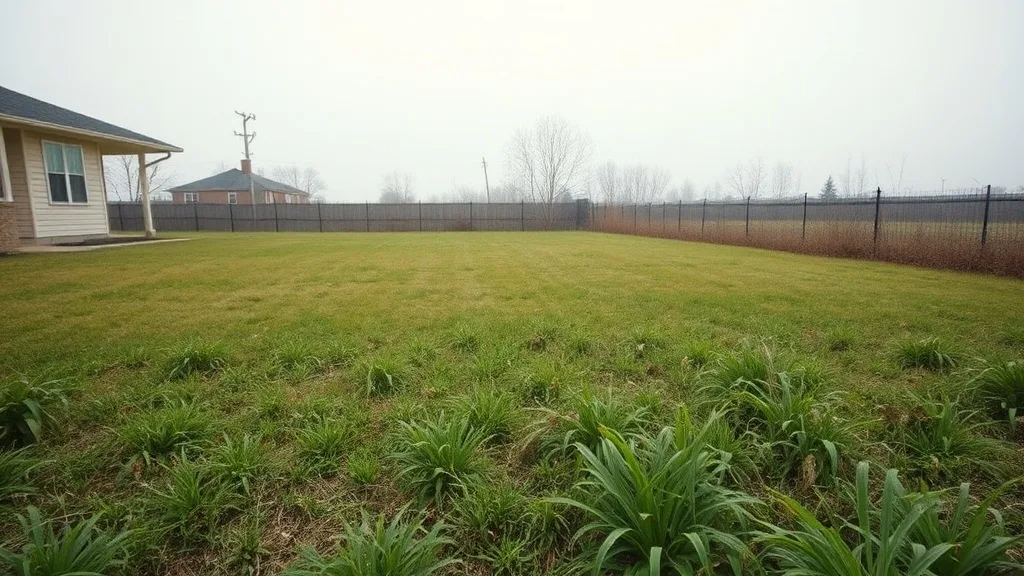Dream symbol: empty yard: scenarios: Dream about an empty yard with overgrown weeds