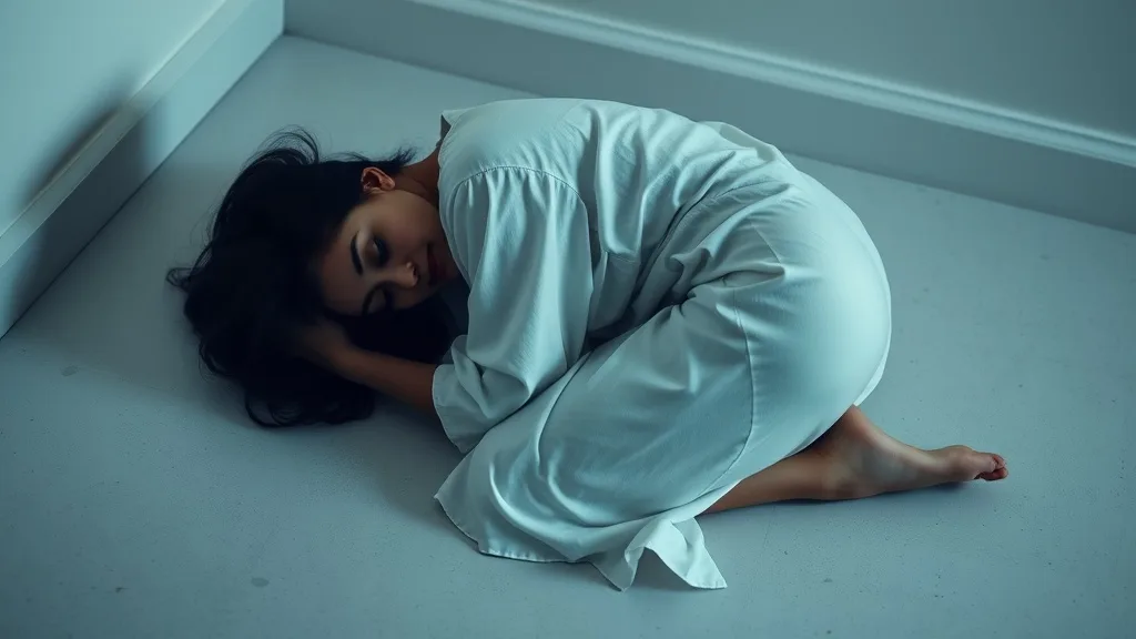 Dream symbol: lying woman: scenarios: Dream of lying on the floor