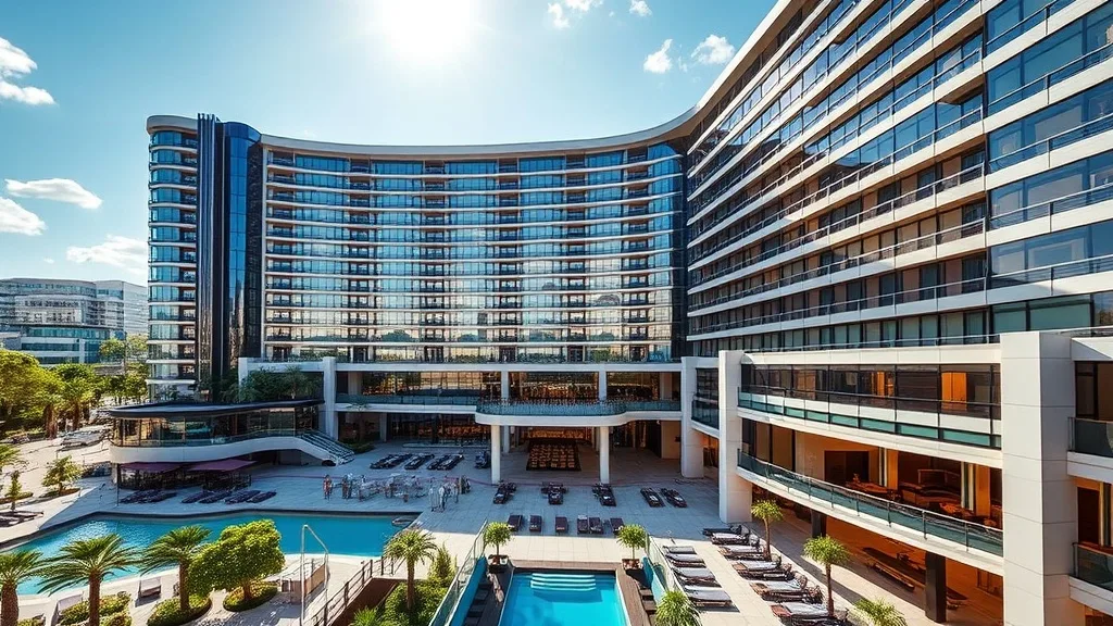 Dream symbol: hotel complex: scenarios: Dream of Checking Into a Luxurious Hotel Complex