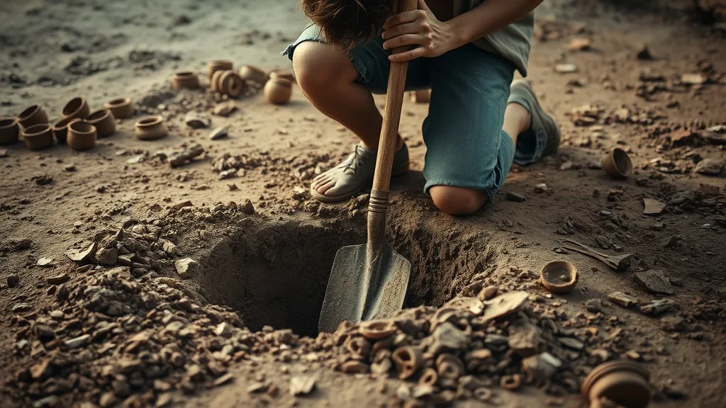 Dream symbol: excavation: symbolism: Confronting Past Pains