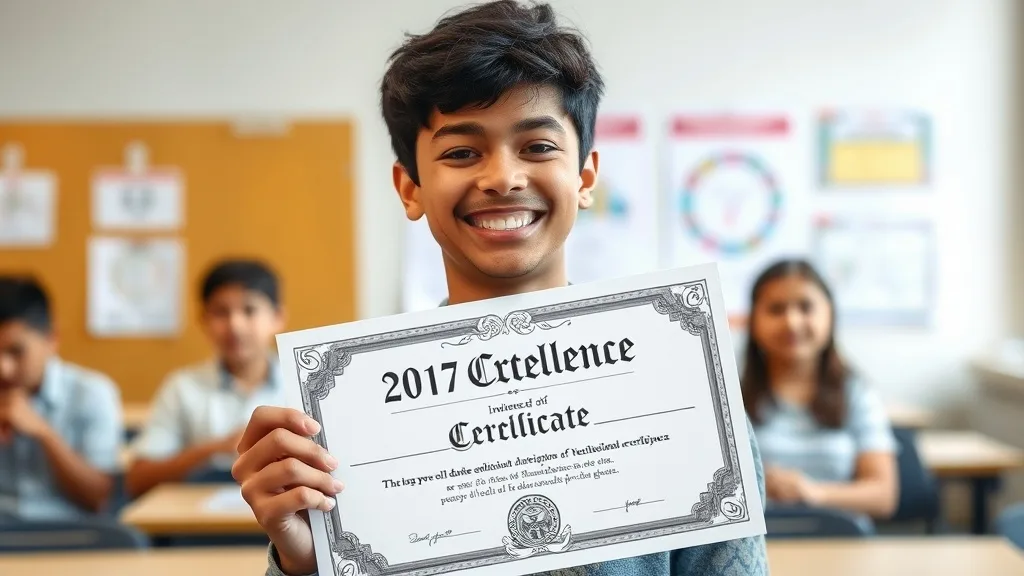 Dream symbol: excellence certificate: demographics: Students