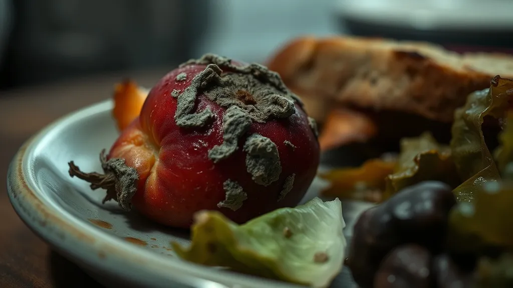 Dream symbol: expired food: symbolism: Health Concerns and Deterioration