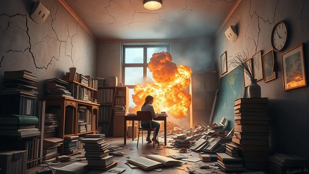 Dream symbol: exploding buildings: scenarios: Dream of a school building exploding