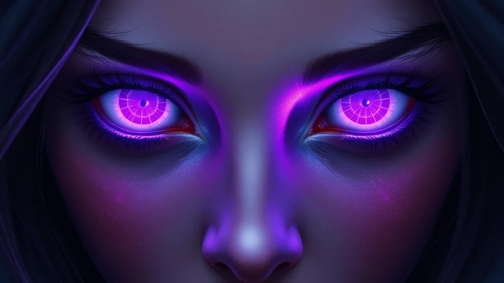 Dream symbol: purple color: scenarios: Dream of Purple Eyes