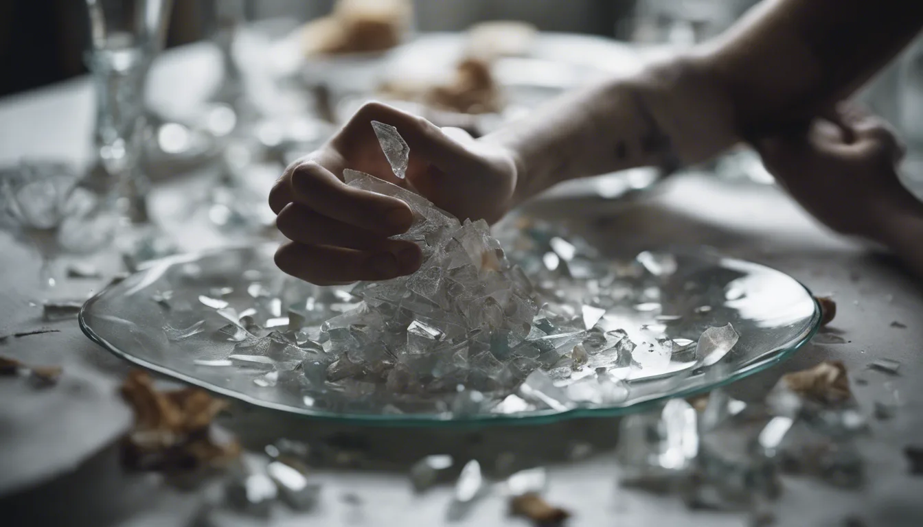Dream symbol: eating glass: symbolism: Feeling Vulnerable and Fragile