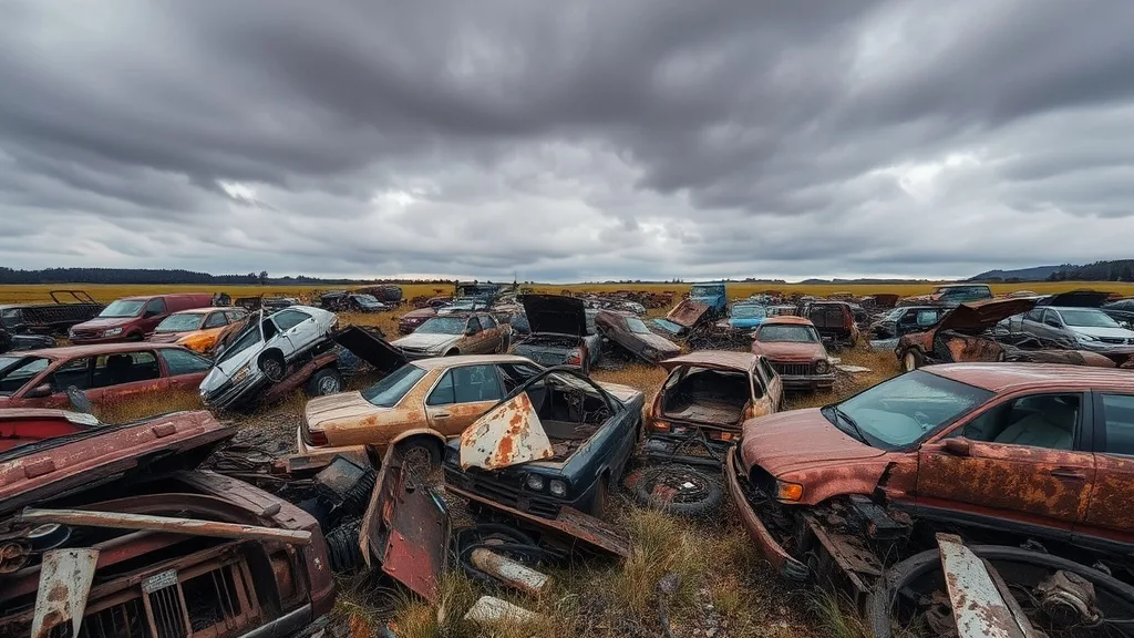 Dream symbol: junk yard: scenarios: Dream of a Rusty Junkyard