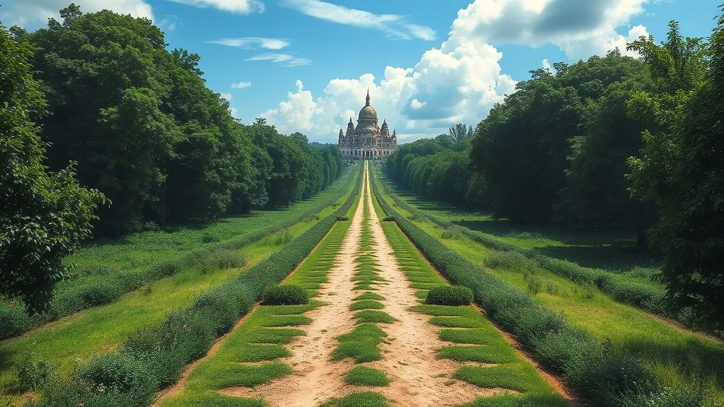 Dream symbol: straight pathway: scenarios: Dream of a straight pathway leading to a destination
