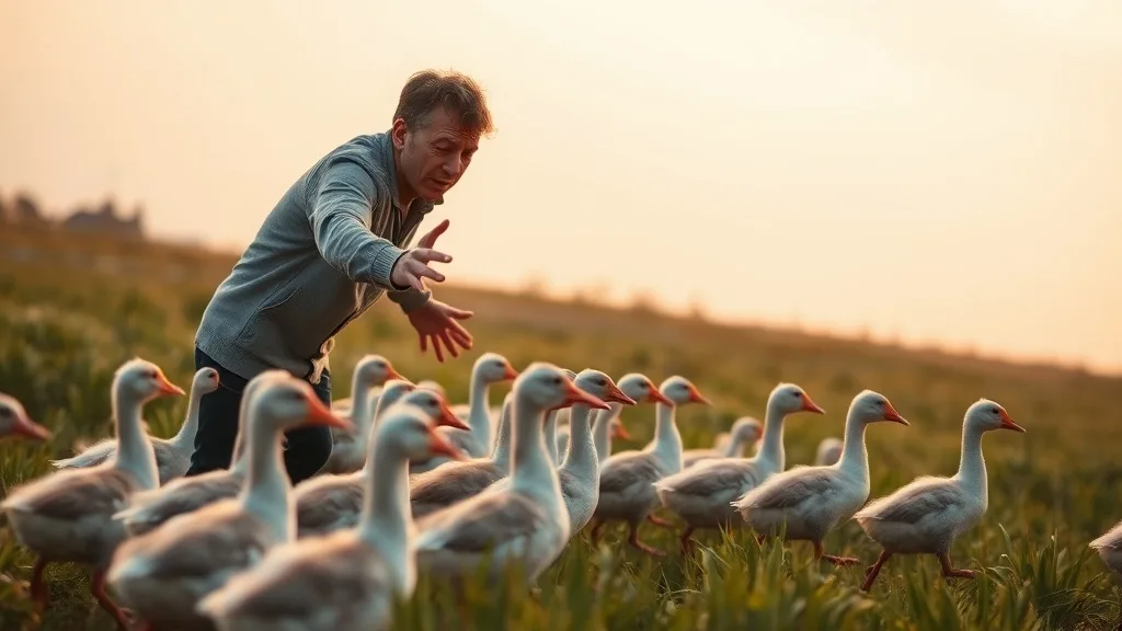 Dream symbol: baby geese: scenarios: Dream of baby geese running away from you
