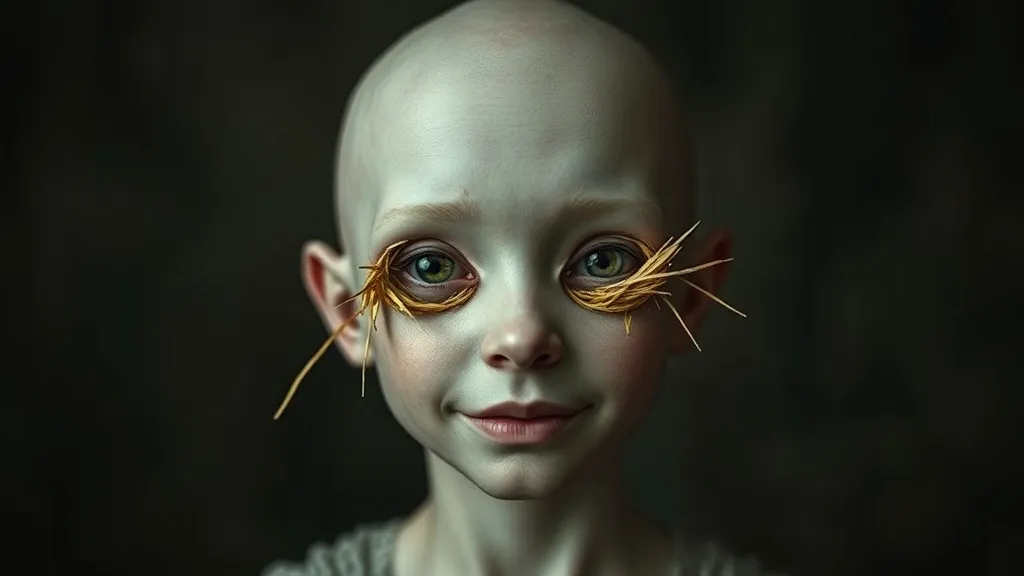 Dream symbol: cousin with no eyes filled with straw: symbolism: Hidden Truths and Deception