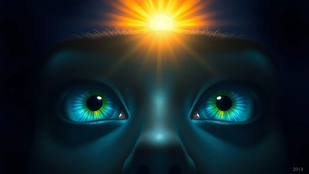 Dream symbol: eyes pointing to sunshine: symbolism: Seeking Clarity and Truth