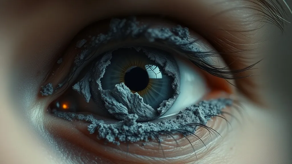 Dream symbol: eyes turned to ash: symbolism: Betrayal and Deception