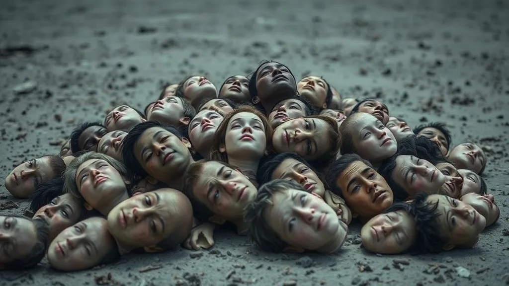 Dream symbol: fallen heads: scenarios: Dream of Multiple Fallen Heads