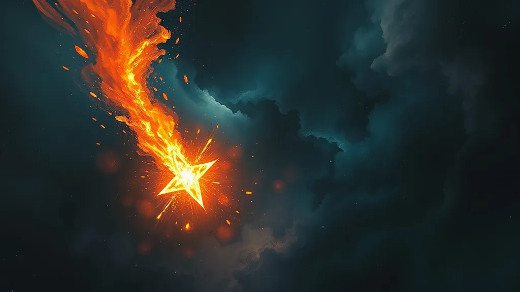 Dream symbol: fallen star: symbolism: Sudden Unexpected Change or Crisis
