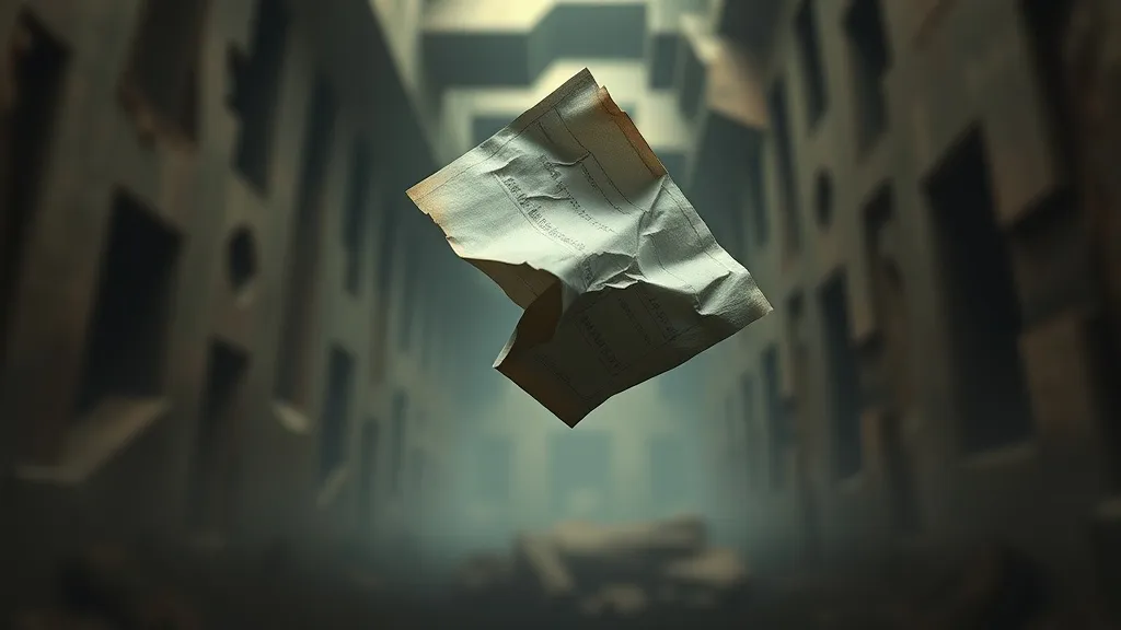 Dream symbol: exam script falling: scenarios: Dream of a falling exam script in an unfamiliar place