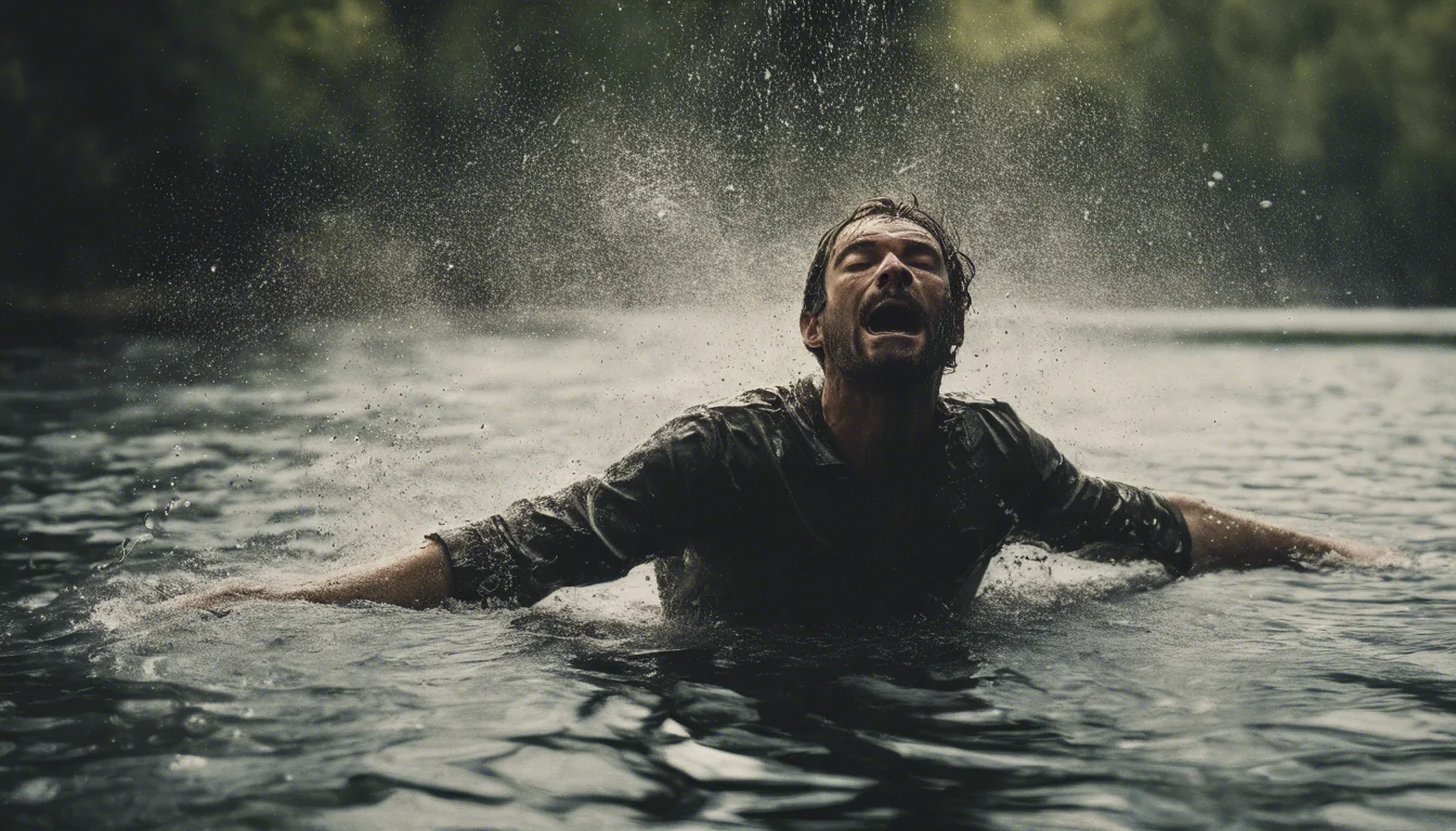Dream symbol: falling into water: scenarios: Dream of falling into a lake of water