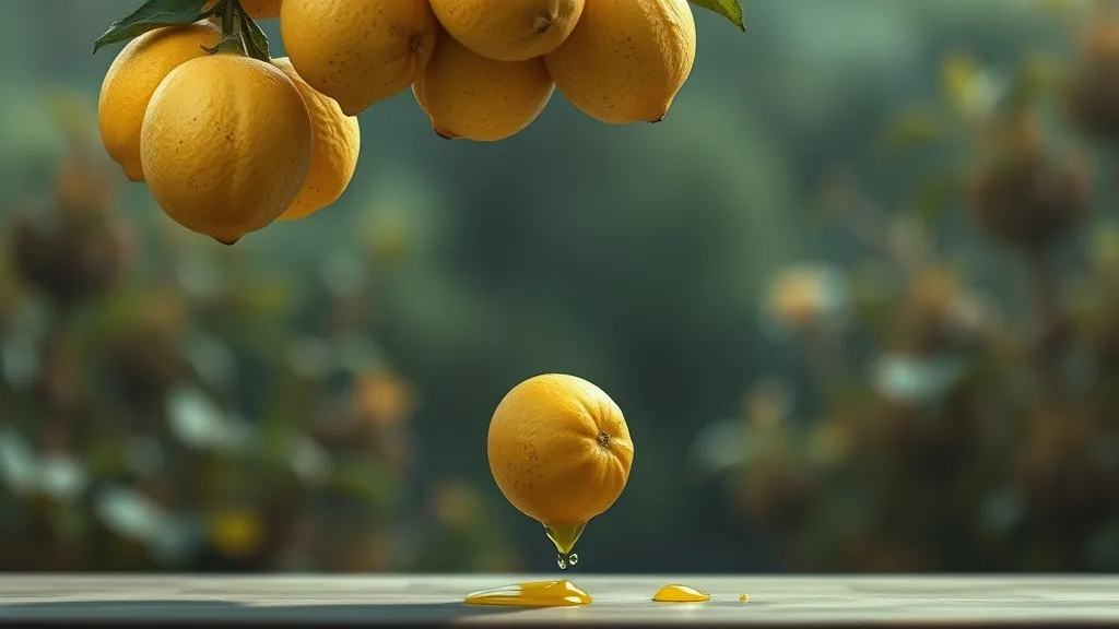Dream symbol: falling lemons: symbolism: The Bitter Taste of Regret