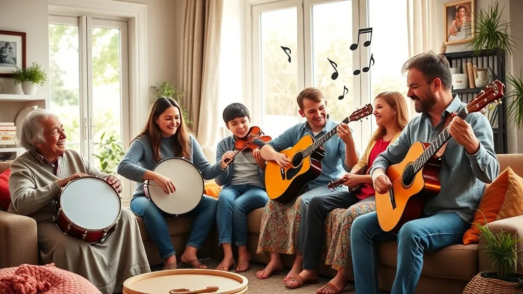 Dream symbol: family band: scenarios: Dream of Bonding with Family through a Band
