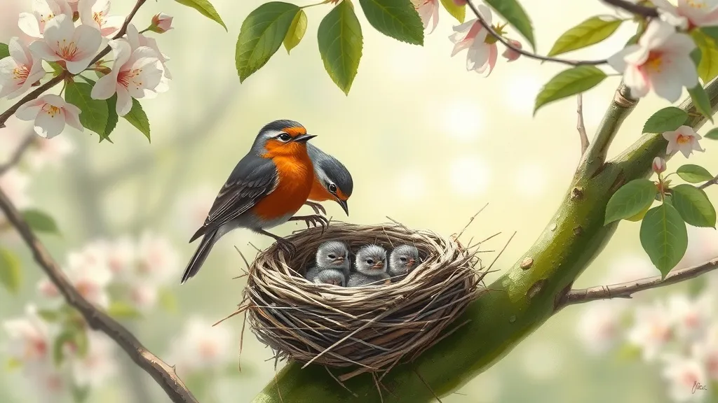 Dream symbol: family of birds: symbolism: Nesting and Creating a Safe Haven
