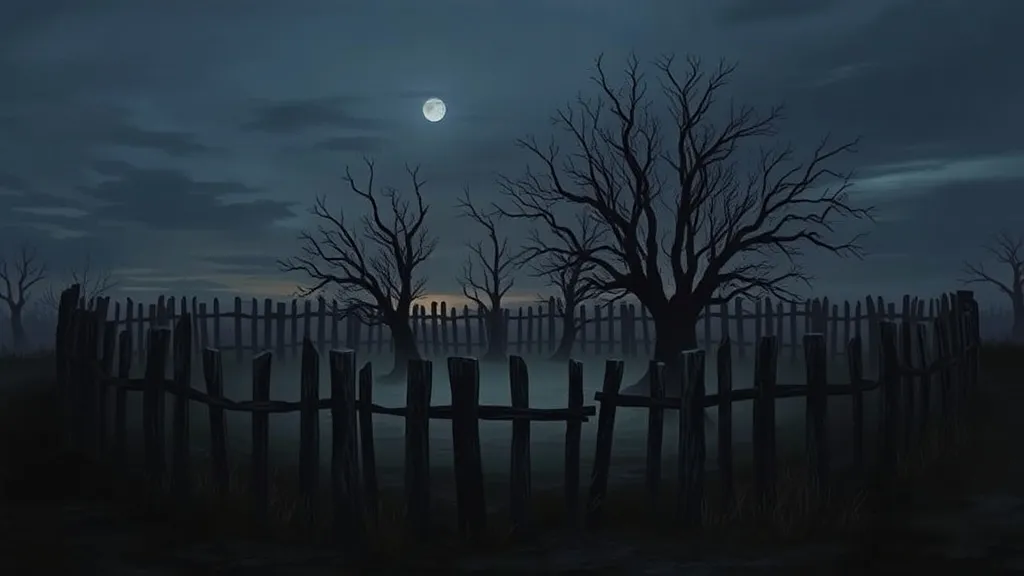 Dream symbol: fence around circle: scenarios: Dream About a Spooky or Haunted Circular Enclosure