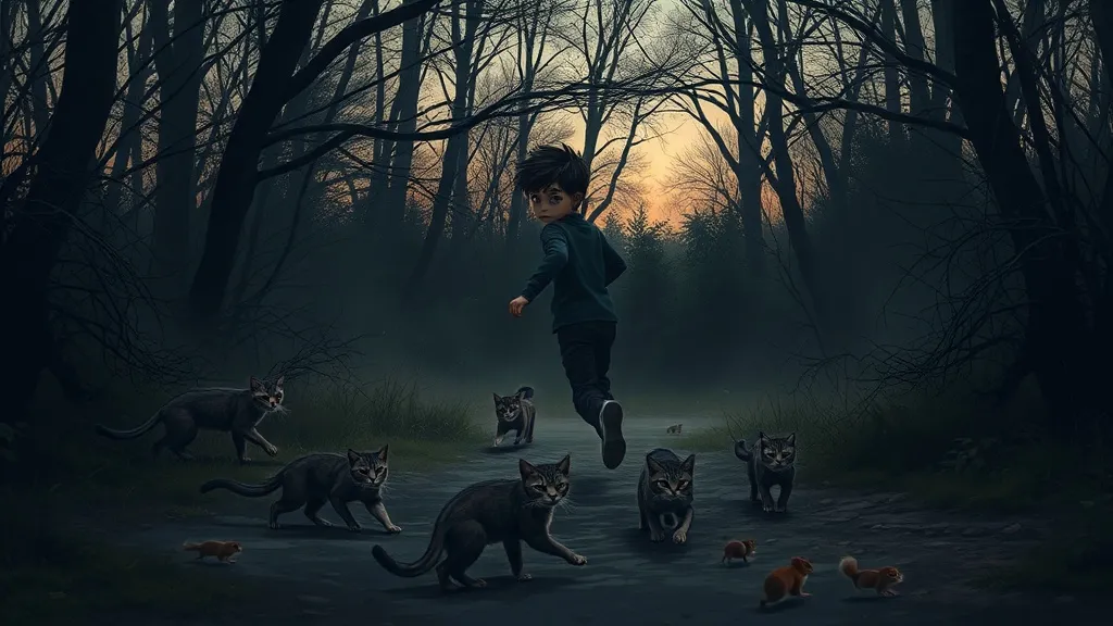 Dream symbol: feral cats and small animals: scenarios: Dream about Escaping from Feral Cats