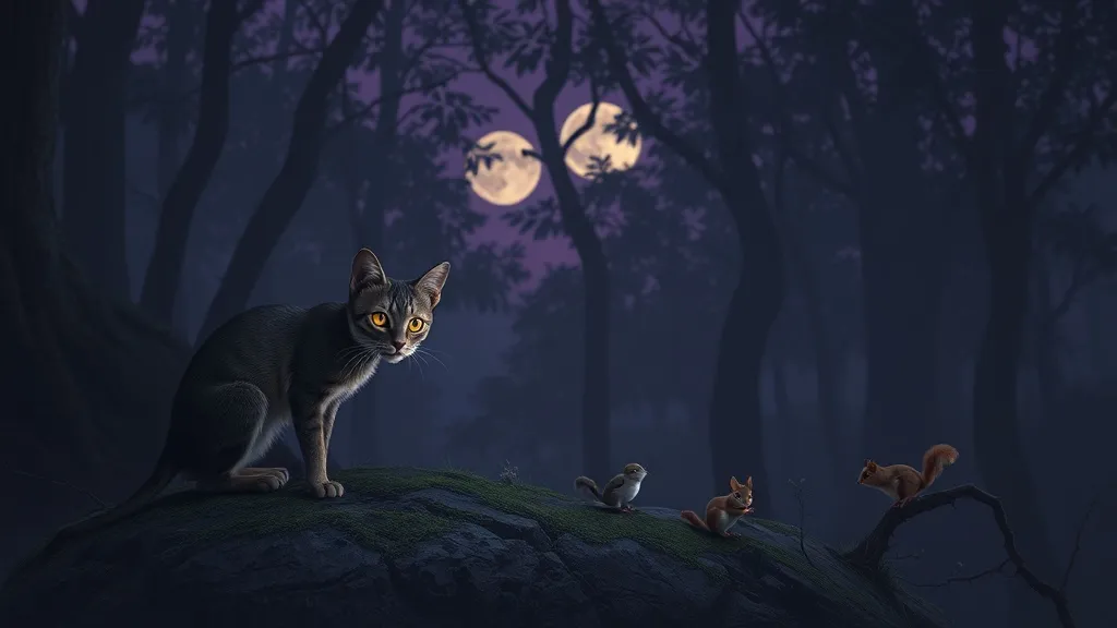 Dream symbol: feral cats and small animals: symbolism: Emblems of Cautious Observation and Awareness
