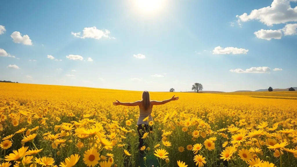 Dream symbol: field of yellow flowers: symbolism: Connection to Creativity and Inspiration