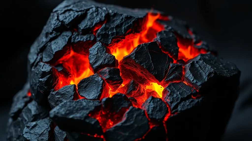 Dream symbol: fiery black rock: symbolism: Destructive Forces and Self-Sabotage