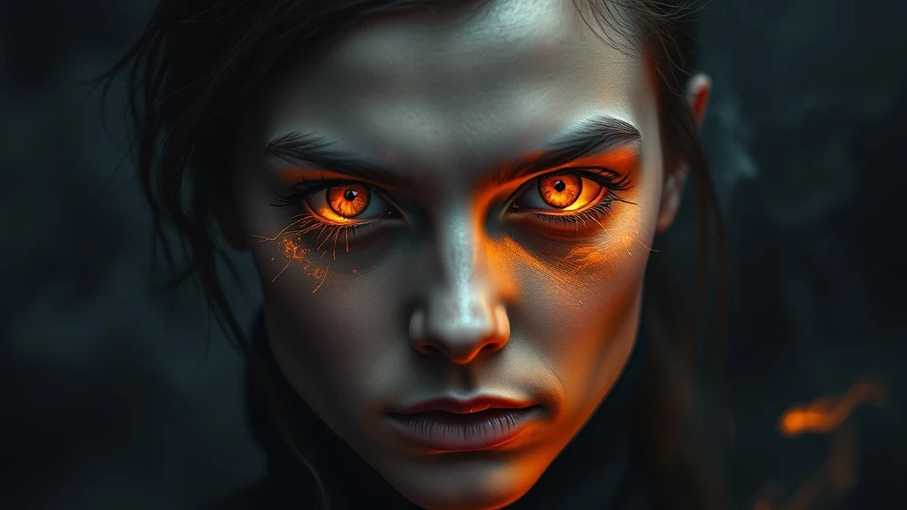 Dream symbol: fiery eyes: scenarios: Dream of fiery eyes on a person