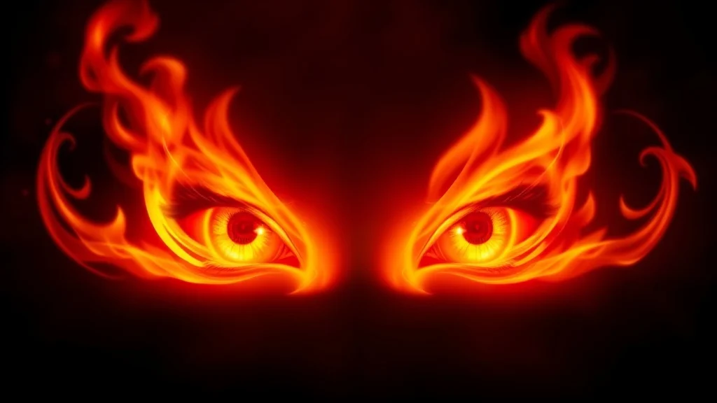 Dream symbol: fiery eyes: symbolism: Spiritual Awakening and Transformation