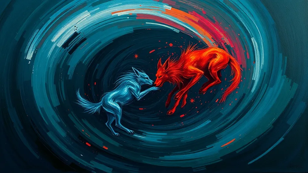 Dream symbol: fighting dogs: symbolism: Unresolved Conflicts and Inner Turmoil