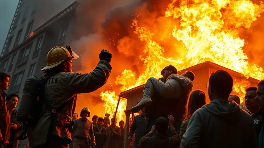Dream symbol: fire fighters: scenarios: Dream of Firefighters Failing to Save Someone