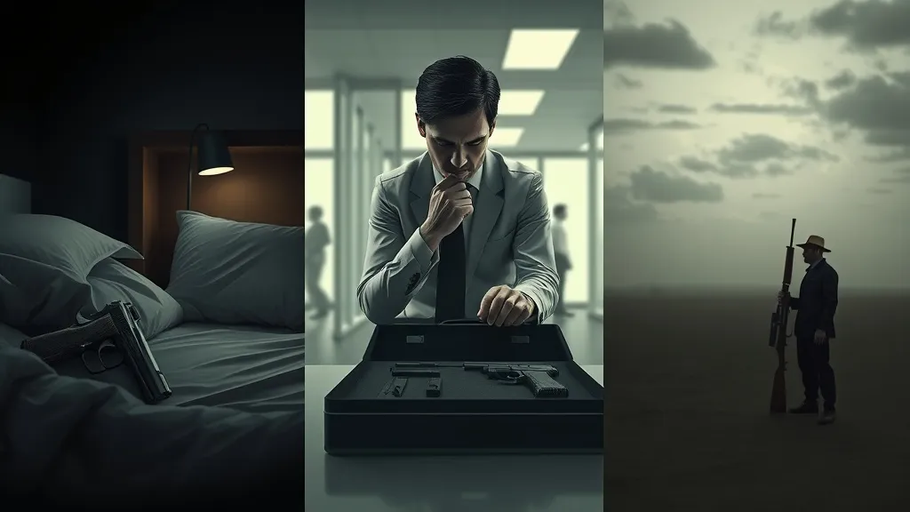 Dream symbol: firearm: scenarios: Dreaming of a Gun and a Specific Location (e.g., home, work, outdoors)