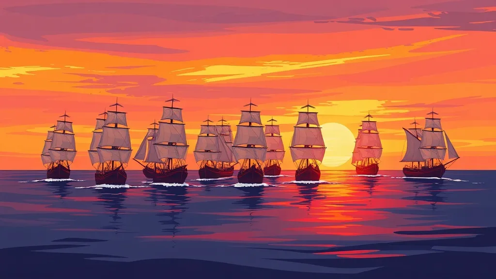 Dream symbol: fleet of ships: symbolism: Unity and Harmony
