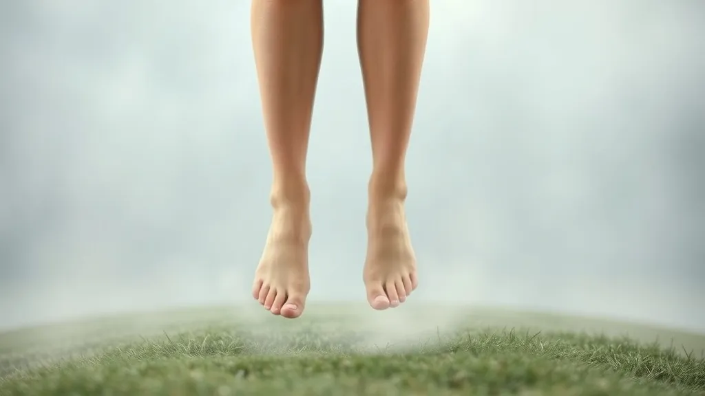 Dream symbol: floating feet: scenarios: Dream of Feet Floating and then suddenly grounding