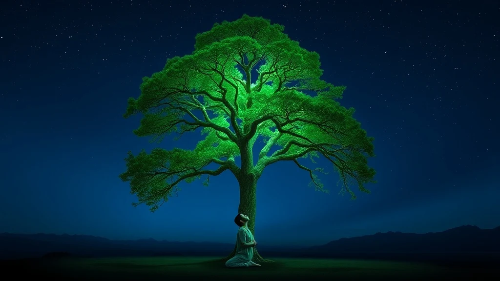 Dream symbol: floating glowing green tree: demographics: Spiritual Seekers and Mystics