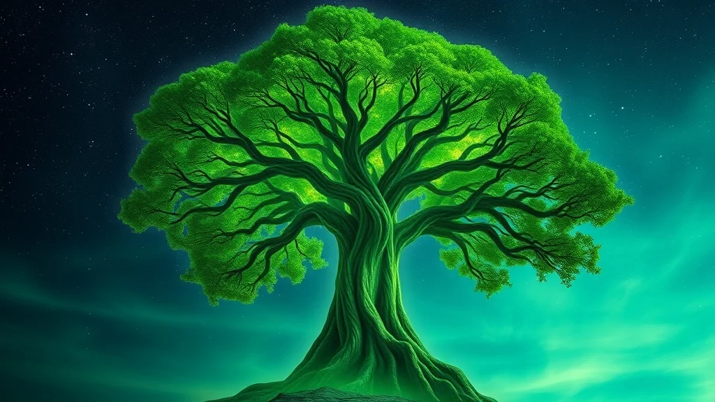 Whispers from the Ethereal: Unraveling the Dream Symbol of a Floating Glowing Green Tree