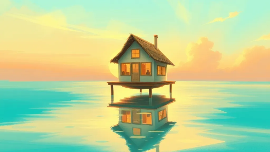 Dream symbol: floating homes: symbolism: Freedom from Constraints and Responsibilities