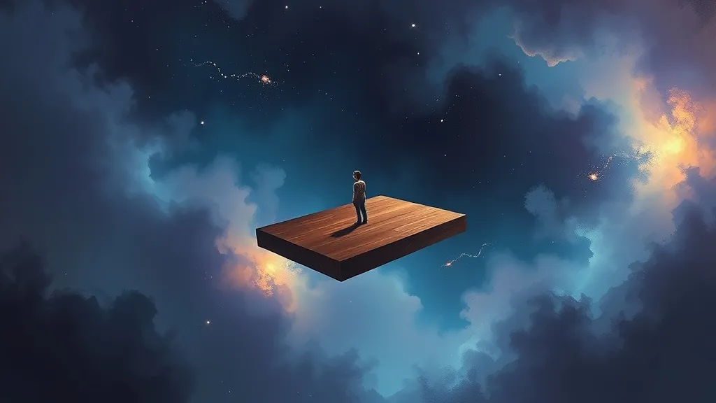 Dream symbol: floating platform: symbolism: Uncertain Future and Destiny
