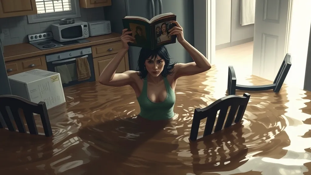 Dream symbol: flooded kitchen: scenarios: Dream About a Flooded Kitchen and Rescue Efforts: Overcoming Adversity