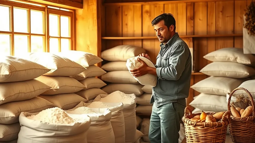 Dream symbol: flours in sacks: scenarios: Dream about Buying Sacks of Flour