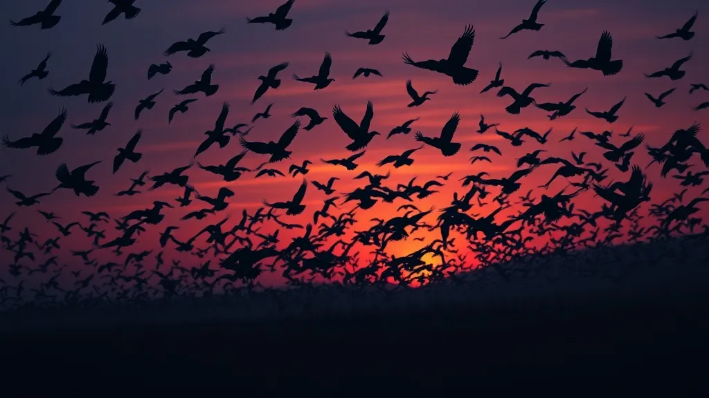 Dream symbol: flying crows: symbolism: Fear of the Unknown and Anxiety