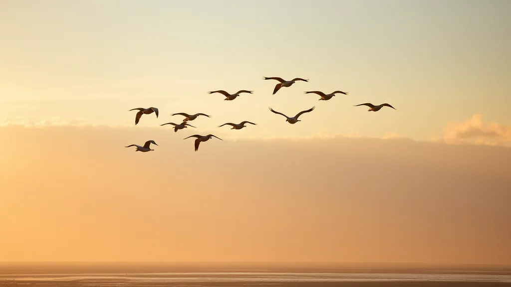 Dream symbol: flying goose: symbolism: Teamwork and Collective Unity