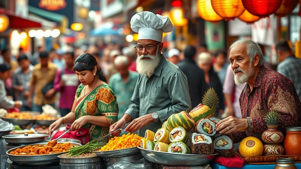 Dream symbol: food vendors: symbolism: Cultural Identity